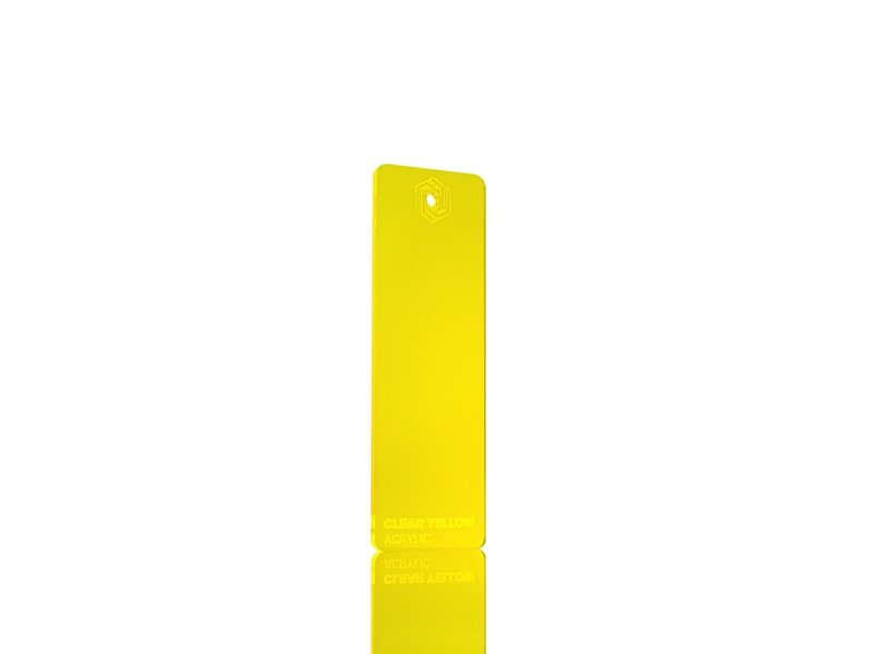 Acrylic -Clear yellow 3 mm