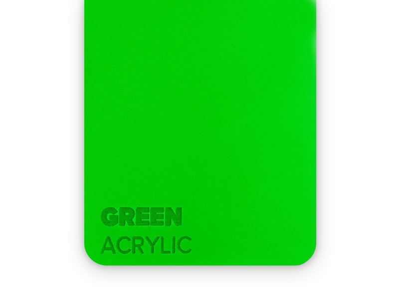 Acrylic - Green 3 mm