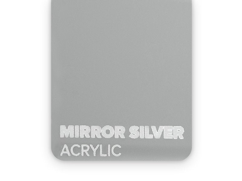 Acrylic - Mirror silver 3 mm