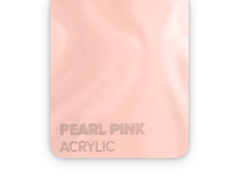 Acrylic - Pearl pink 3 mm
