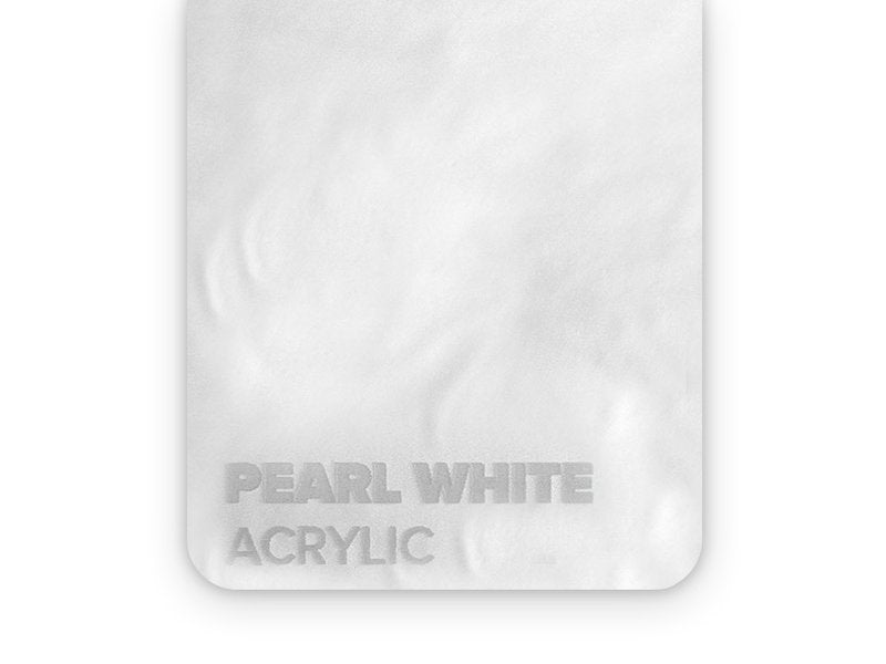 Acrylic - Pearl white 3 mm