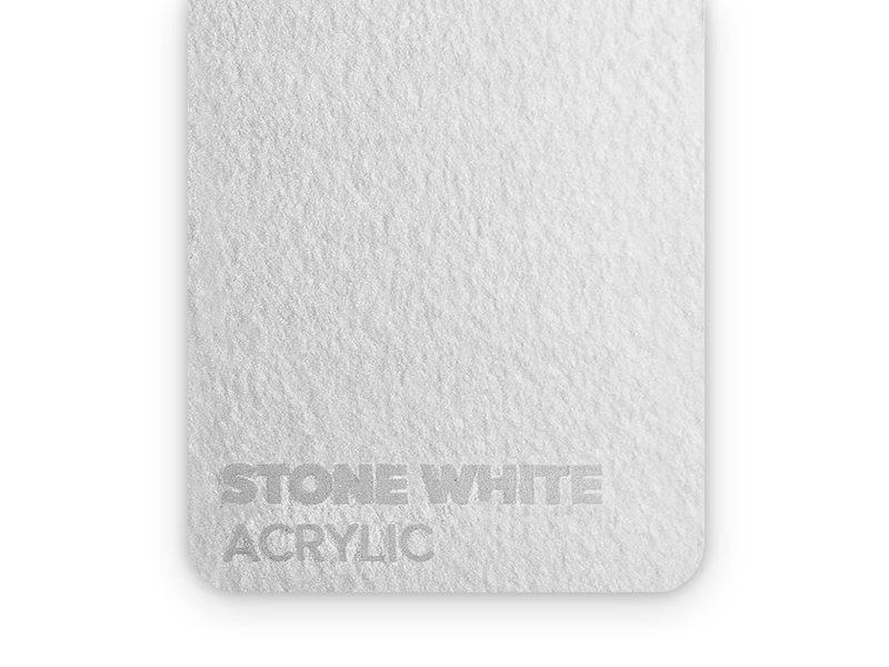 Acrylic -Stone white 3 mm