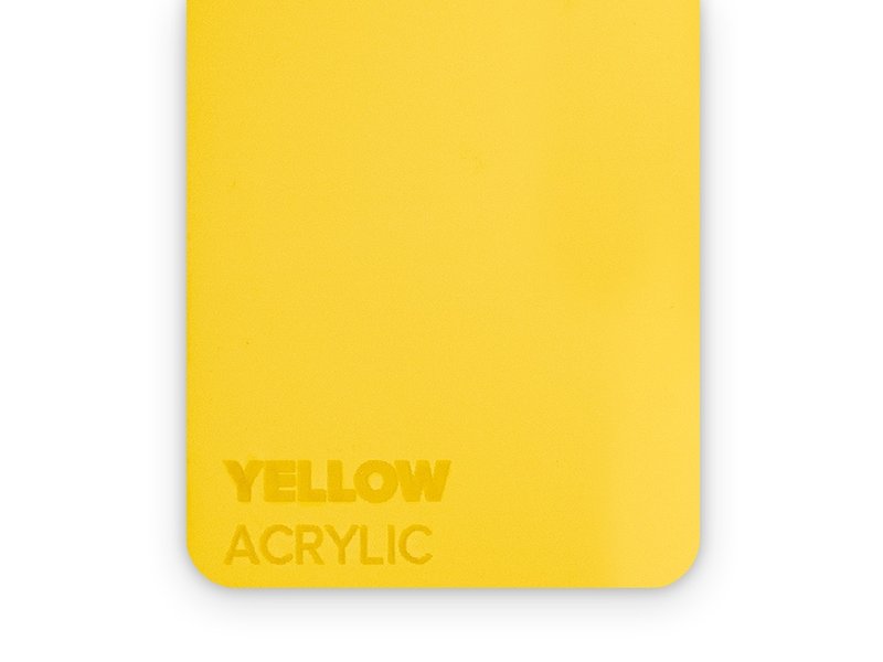 Acrylic -Yellow 3 mm